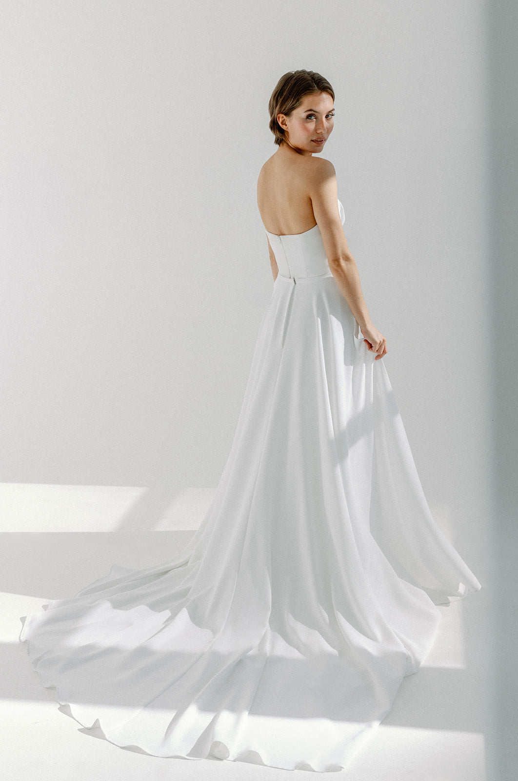 Crepe Overskirt
