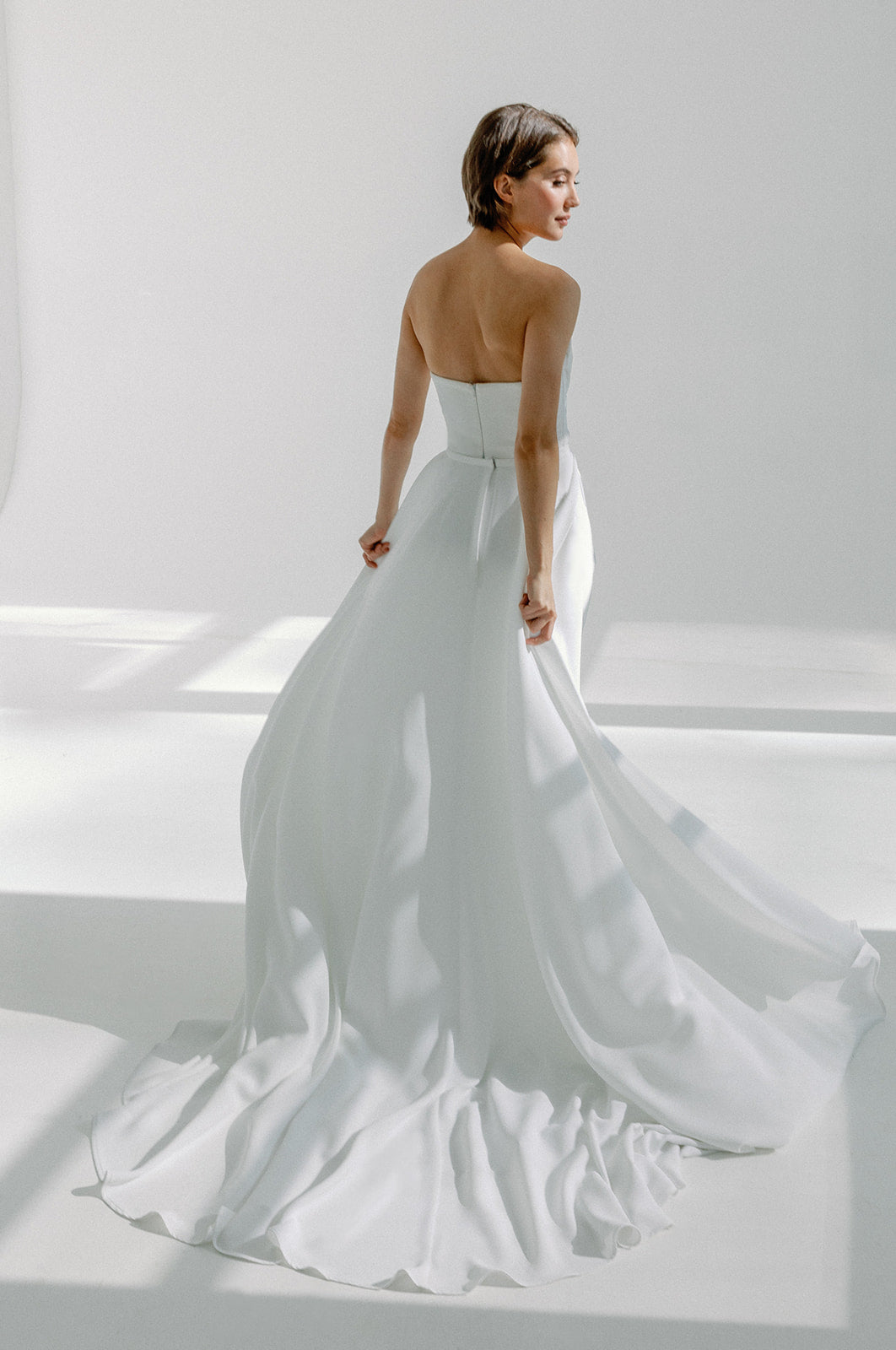 Crepe Overskirt