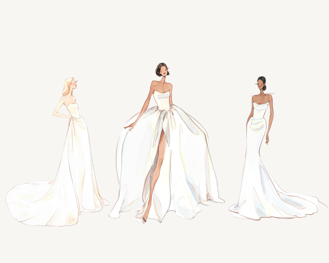 Why the Basque Waist Wedding Dress is the Silhouette of the Season